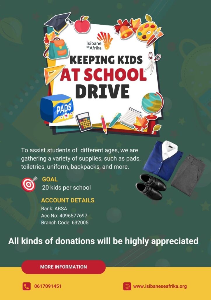 Keep the kids at school drive.